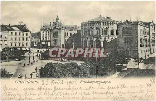 Cartes postales Christiana Storthingsbygningen