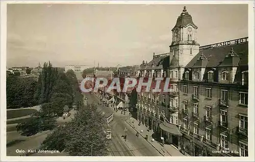 Cartes postales Oslo Karl Johansgate