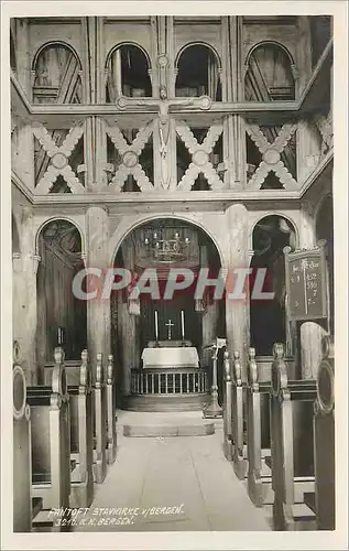 Cartes postales Stavikirke Bergen