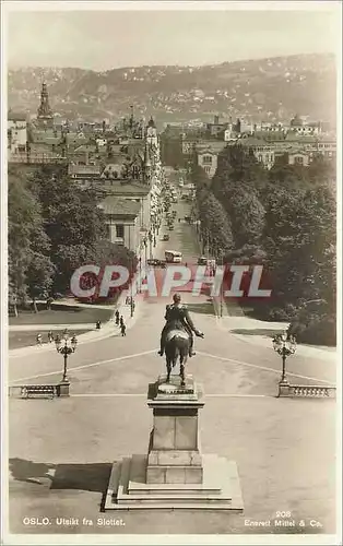 Cartes postales Oslo Utsikt fra Slottet