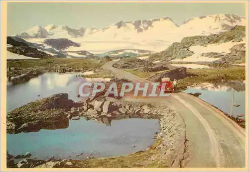 Cartes postales Norway Sognefjellvelen The route Lom Sognefjorden Bateau