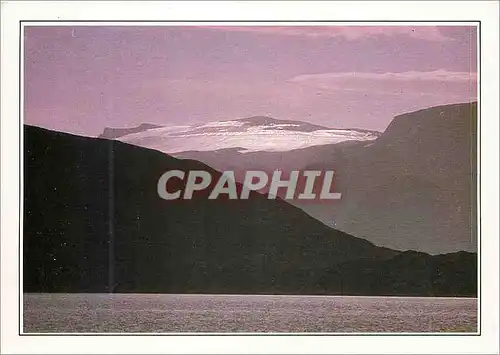 Cartes postales moderne Norway Glacier in polar daylight