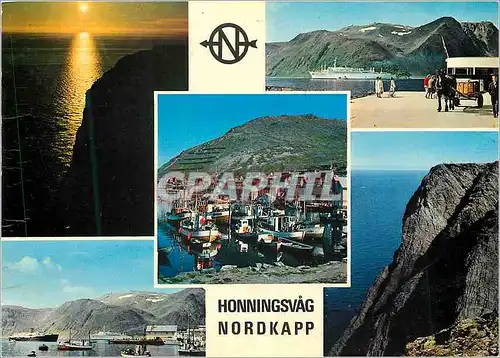 Moderne Karte Honningsvag Nordkapp Norway