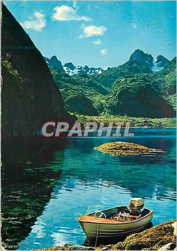 Cartes postales moderne Norway View of the Trollfjorden