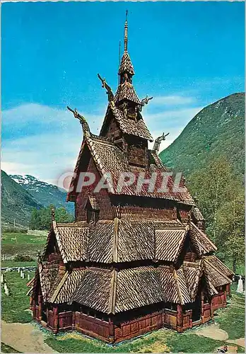Cartes postales moderne Norway Borgund Stave Church