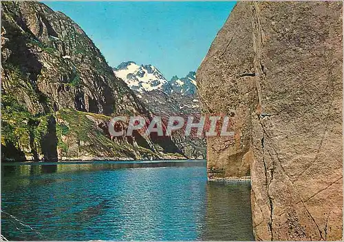 Moderne Karte Norway View of the Trollfjord