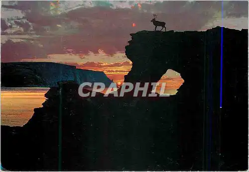 Moderne Karte Norway Midnight sun