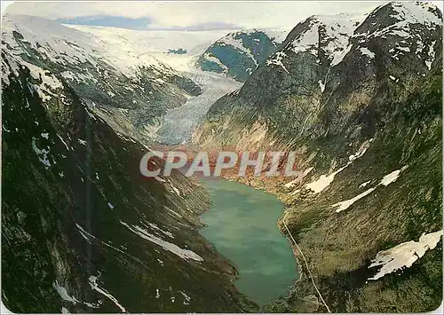 Moderne Karte Nigardsbreen Sogn Norway