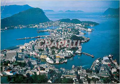 Moderne Karte Norge Alesund