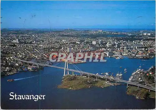 Cartes postales moderne Norway View of the town