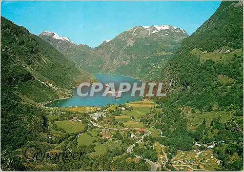 Cartes postales moderne Geiranger med Vinje Camping