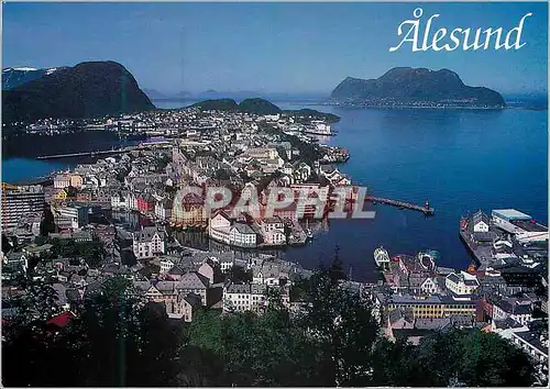 Moderne Karte Alesund Norway