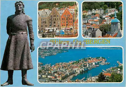 Cartes postales moderne Hilsen fra Bergen