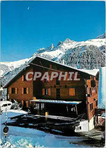 Cartes postales moderne Hotel restaurant de la paix et les dents du Midi Champery Valais Suisse