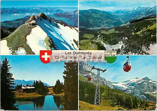 Cartes postales moderne Les Diablerets Col du Pillon Lac Retaud