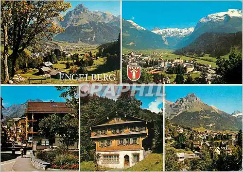 Cartes postales moderne Schweiz Engelberg Zentralschweiz Sommer und Winterkurort