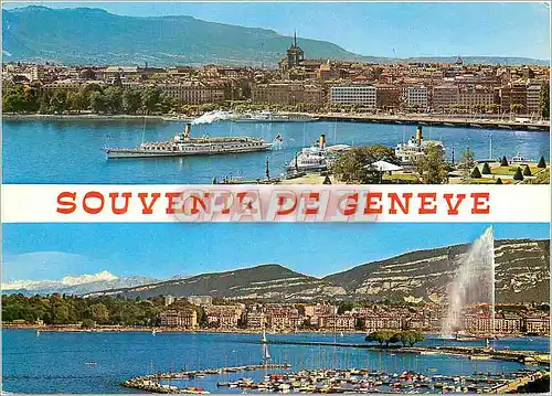 Cartes postales moderne Souvenir de Geneve