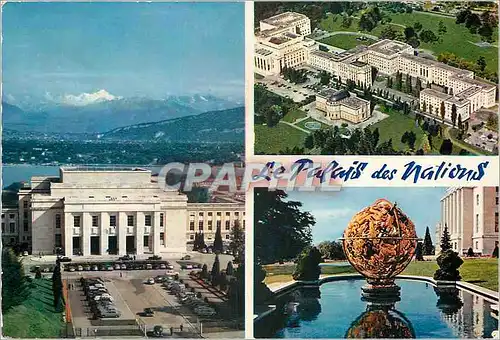 Moderne Karte Geneve Le palais des nations