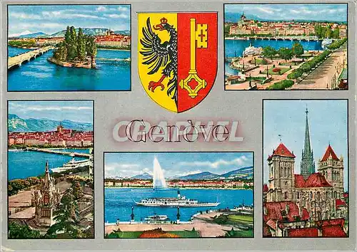 Cartes postales moderne Geneve