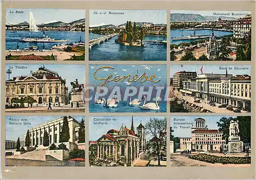 Cartes postales moderne Geneve