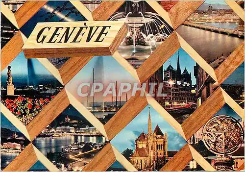 Moderne Karte Geneve