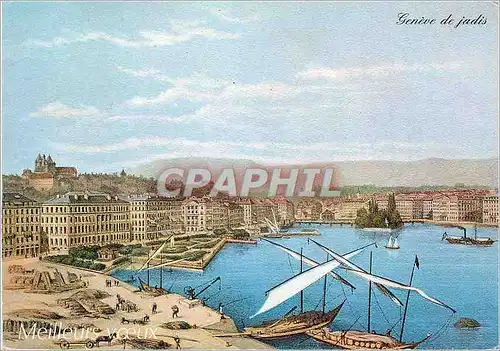 Cartes postales moderne Geneve de jadis