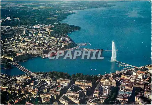 Cartes postales moderne Geneve Vue aerienne