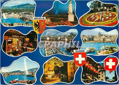 Cartes postales moderne Geneve