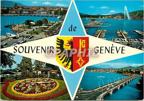 Cartes postales moderne Souvenir de Geneve