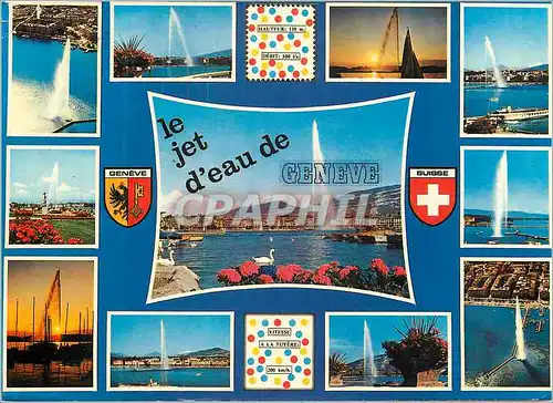 Cartes postales moderne Geneve Souvenir de Geneve