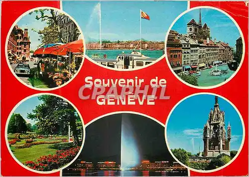 Cartes postales moderne Souvenir de Geneve
