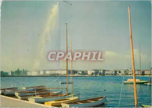 Cartes postales moderne Geneve Le jet d eau