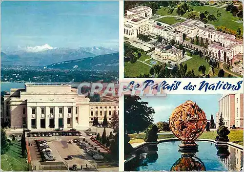 Cartes postales moderne Geneve Le palais des nations