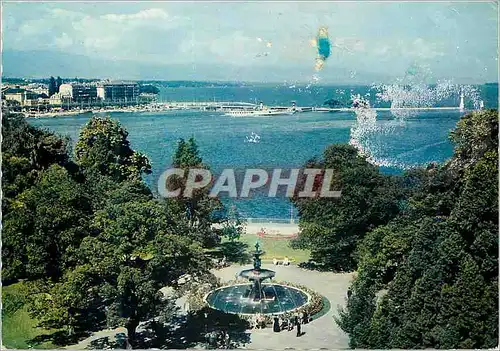 Cartes postales moderne Geneve Le Jardin Anglais