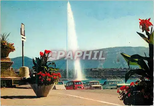 Cartes postales moderne Geneve Le Jet d Eau