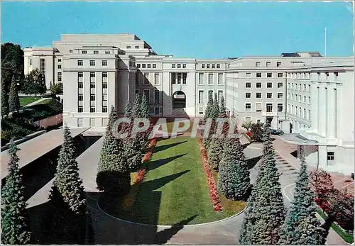 Cartes postales moderne Geneve Palais des Nations Cour du Secretariat