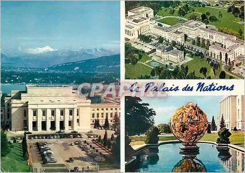 Moderne Karte Geneve Le Palais des Nations