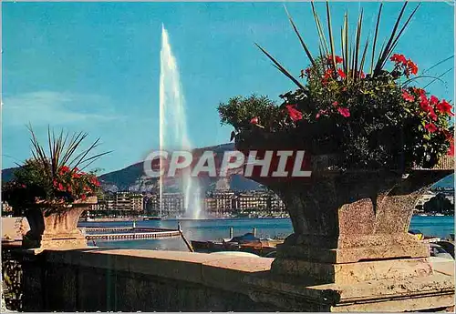 Cartes postales moderne Geneve Le Jet d Eau