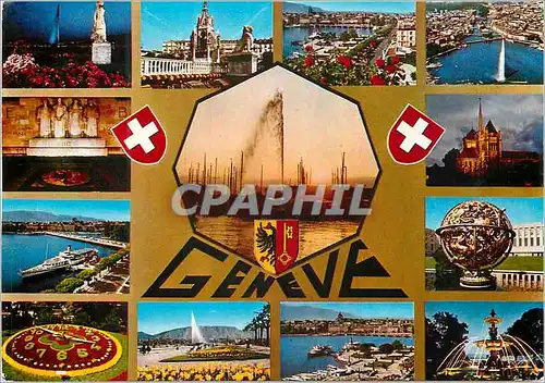 Cartes postales moderne Souvenir de Geneve