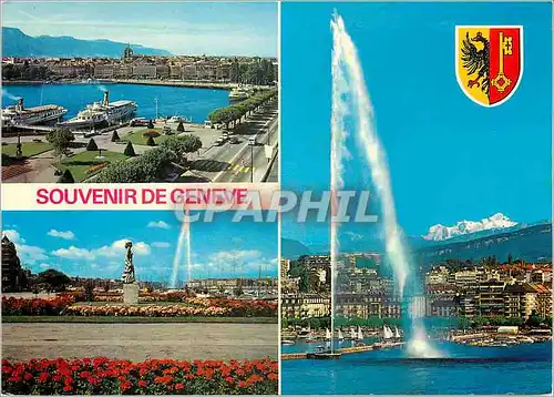 Cartes postales moderne Souvenir de Geneve