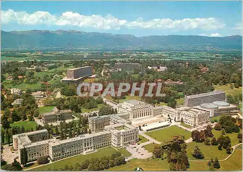 Cartes postales moderne Geneve Vue aerienne du Secteur International