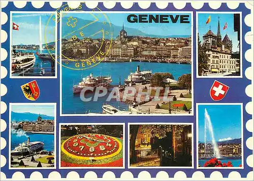 Cartes postales moderne Geneve Souvenir de Geneve