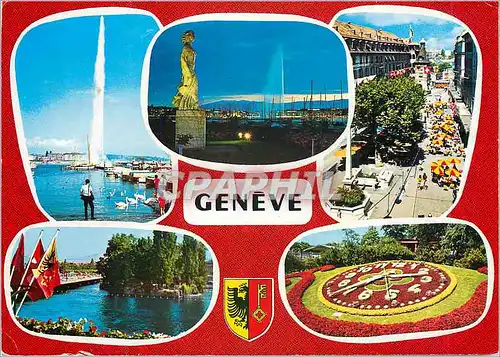 Moderne Karte Geneve