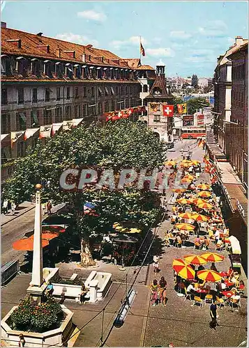 Cartes postales moderne Geneve La Place du Molard