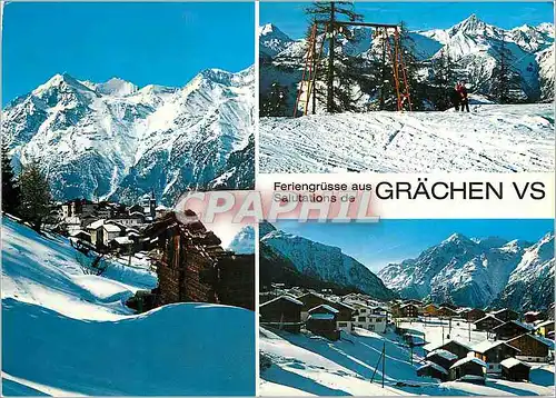 Cartes postales moderne Grachen Wallis Schweiz