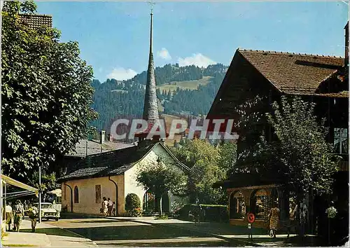 Cartes postales moderne Gstaad St Niklauskapelle