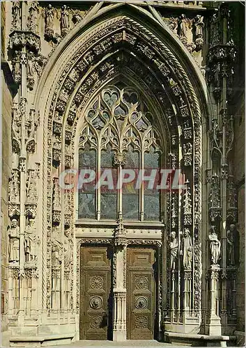 Moderne Karte Cathedrale de Lausanne Le Portail de Montfaucon