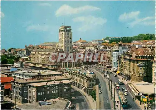 Cartes postales moderne Lausanne La tour Bel air et grand pont