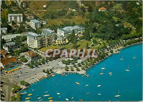 Cartes postales moderne Lausanne Ouchy Switzerland Hotel of distinction private park on Lake Geneva