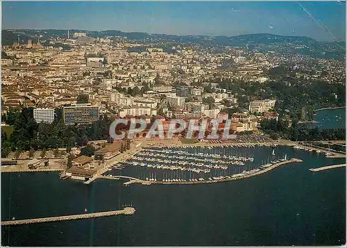 Cartes postales moderne Lausanne Ouchy Vue aerienne
